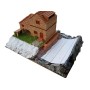 Maqueta de cerámica Casa Rural con molino Keranova
