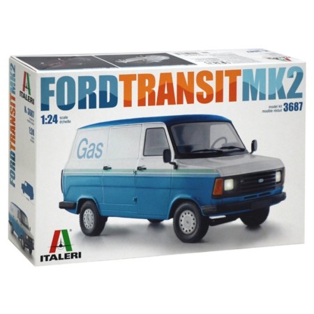 Maqueta de plástico Furgoneta Italeri FORD TRANSIT MK2 1/24