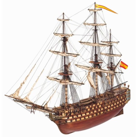 Barco de Madera Navío Occre SANTÍSIMA TRINIDAD 1/90