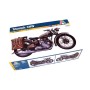 Maqueta de plástico Moto Militar Italeri TRIUMPH 3HW 1/9