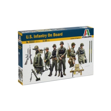 Kit 10 Soldados Infantería Estados Unidos Italeri 1/35