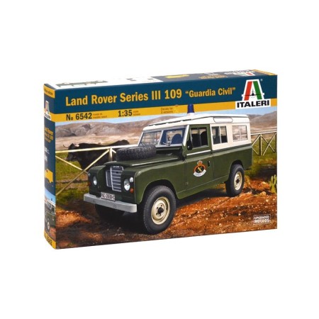 Maqueta Coche Italeri Land Rover Serie III 109 (Guardia Civil) 1/35