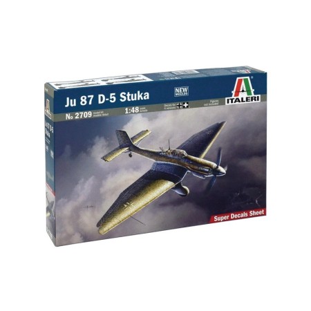 Maqueta Avión Militar Italeri Aircraft  JU-87 D-5 STUKA 1/48