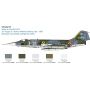 Maqueta Avión Militar Italeri F-104 STARFIGHTER G/S 1/32 (Upgraded Edition)