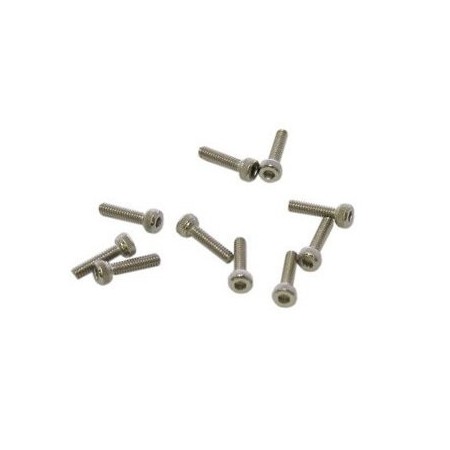 Kit 10 Tornillos cilíndricos M2x8mm para Wltoys 12427, 12428 y 12429
