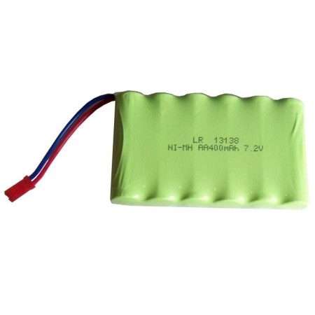 Batería Ni-CD 7,2V-400mAh (JST BEC) para excavadora Huina 1550,1572 y 1573