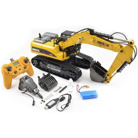 Excavadora RC Metálica Huina V4 1/14 (Full Metal)