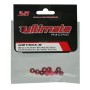 Kit de 10 tuercas autoblocantes aluminio M3 Flange Ultimate Racing