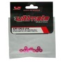 Kit de 10 tuercas autoblocantes aluminio M3 Flange Ultimate Racing