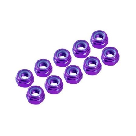 Kit de 10 tuercas autoblocantes aluminio M4 Ultimate Racing