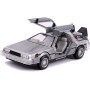 Coche en miniatura Delorean Regreso al Futuro II 1/24 con luces