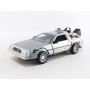 Coche en miniatura Delorean Regreso al Futuro II 1/24 con luces