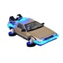 Coche en miniatura Delorean Regreso al Futuro II 1/24 con luces