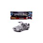 Coche en miniatura Delorean Regreso al Futuro II 1/24 con luces