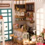 Maqueta madera DIY Simon's Coffee Shop Robotime 1/24