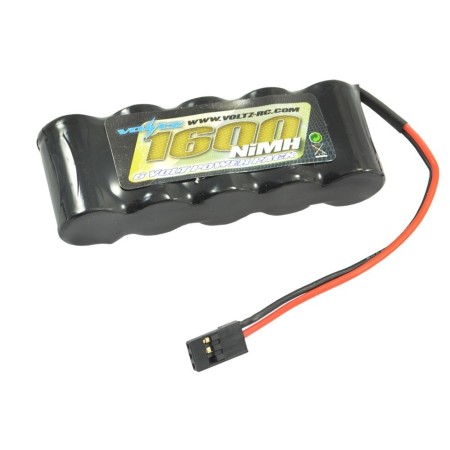 Bateria receptor 6v 1600mah plana (jr)