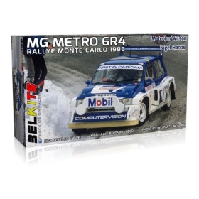 Maqueta BELKITS Coche MG Metro 6R4 Rally Montecarlo 1986 1/24