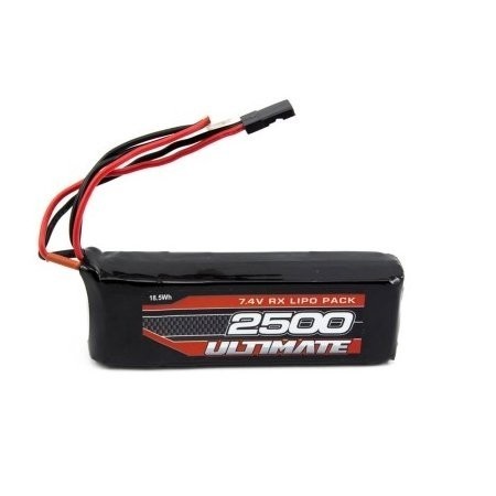 Batería Lipo Receptor Ultimate Racing 7,4V-2500mAh (JR)