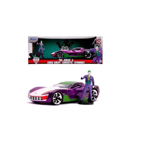 Coche en miniatura Joker (Batman) Chevy Corvette 2009 1/24