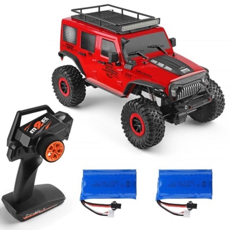 Pack Crawler RC Jeep WRANGLER 1/10 15Km/h con Batería extra
