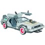 Coche en miniatura Delorean Regreso al Futuro III 1/24