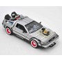 Coche en miniatura Delorean Regreso al Futuro III 1/24