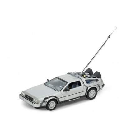 Coche en miniatura Delorean Regreso al Futuro I 1/24