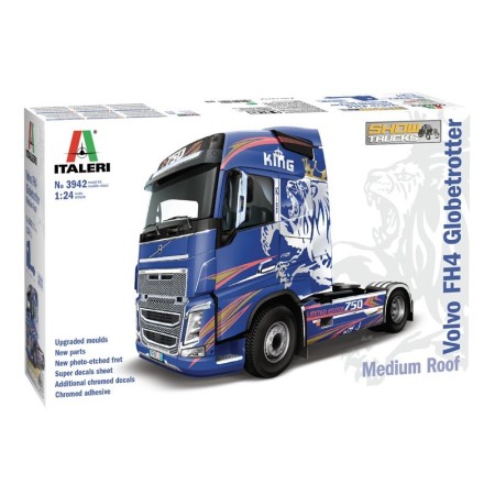 Maqueta Camión Italeri VOLVO FH4 Globetrotter Medium Roof 1/24