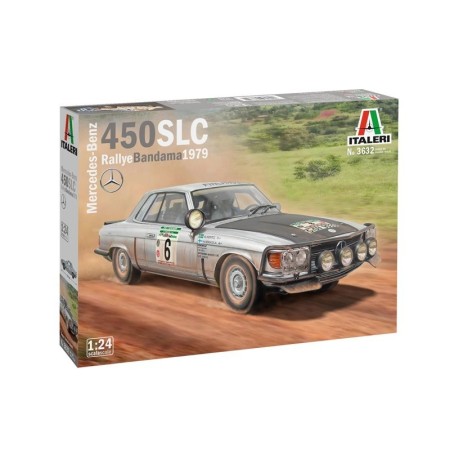 Maqueta Coche Italeri Mercedes-Benz 450 SLC (Rally Bandama 1979) 1/24
