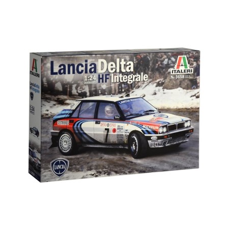 Maqueta Coche Italeri Lancia Delta Integral HF 1/24