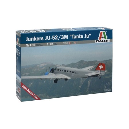 Maqueta Italeri Avión Junkers Lufthansa Ju-52/3m "Tante Ju" 1/72