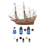 Pack Maqueta Barco Occre REVENGE con pinturas, tintes y barniz