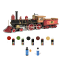 Pack Locomotora Occre ROGERS 119 con pinturas, tinte y barniz