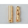 PAREJA DE CONECTORES ORO 4 MM