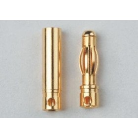 PAREJA DE CONECTORES ORO 4 MM