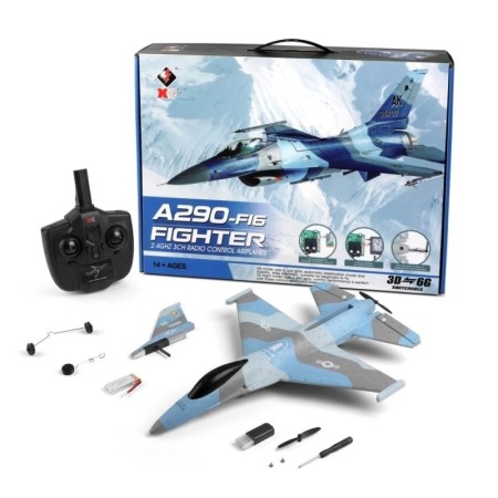 Avión Planeador RC Wltoys F-16 FIGHTER A290