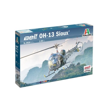 Maqueta Avión Italeri Aircraft OH-13 Sioux 1/48