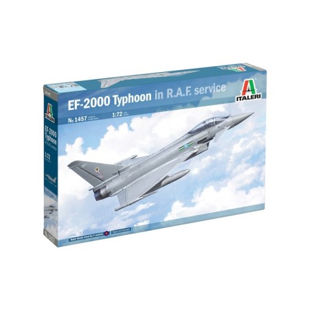 Maqueta Avión Italeri Aircraft EF-2000 Typhoon In R.A.F. Service 1/72