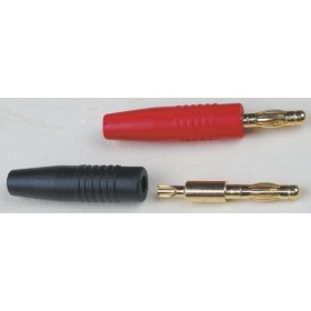 CONECTOR BANANA ROJA + NEGRA
