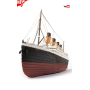 Pack Barco de madera OCCRE RMS Titanic 1/300 con pinturas, tinte y barniz