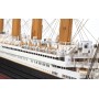 Pack Barco de madera OCCRE RMS Titanic 1/300 con pinturas, tinte y barniz