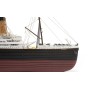 Pack Barco de madera OCCRE RMS Titanic 1/300 con pinturas, tinte y barniz