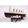 Pack Barco de madera OCCRE RMS Titanic 1/300 con pinturas, tinte y barniz