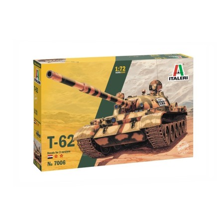 Maqueta Vehículo Tanque Militar Ruso T-62 1/72