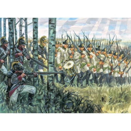 Kit 48 Soldados Infantería Austria 1798-1805 Italeri 1/72
