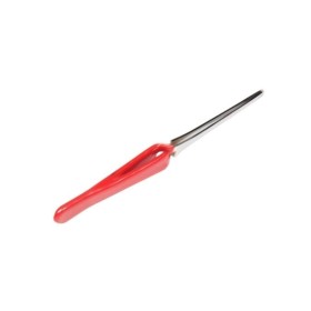 Pinza Inox Aislada Punta Cruzada para Modelismo
