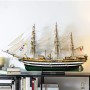 Pack Maqueta Amerigo Vespucci con pinturas, tintes y barniz