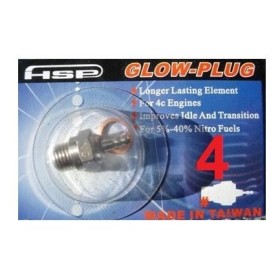 Bujía para motores Glow nº4 Temperatura media