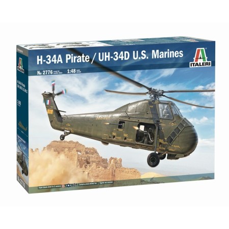 helicoptero H-34A Pirate / Uh-34D U.S. marines Italeri