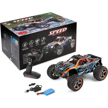 Coche RC Monster Truck Wltoys Speed Racing 1/10
